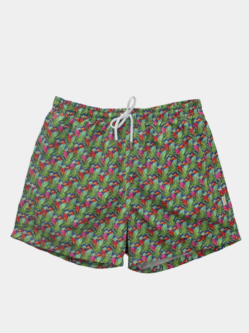 Traje de baño - Love Birds Rojo-Verde Caballero - Love Splash