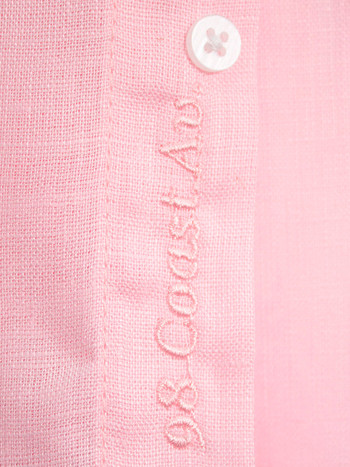 Camisa de Lino para Hombre - 100% Lino Premium Rosa - Manga Larga