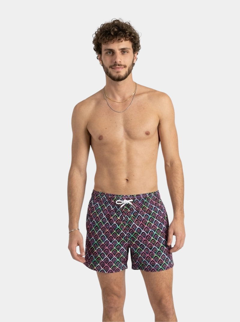 Traje de Baño para Hombre - Bañador Neon Orchid