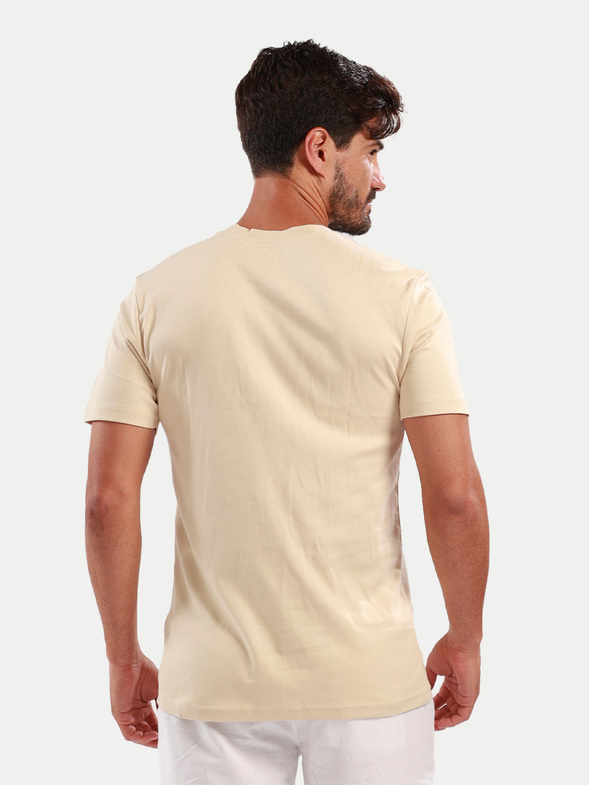 Playera de manga corta caballero - Liquid Touch Beige