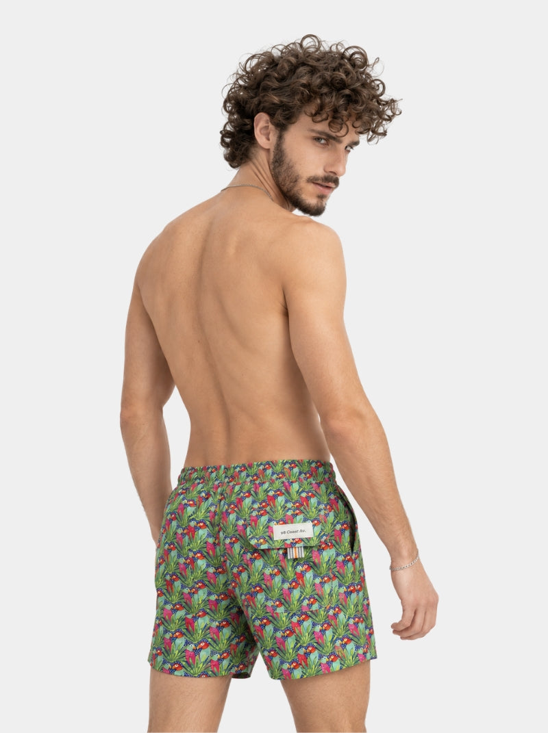 Traje de baño - Love Birds Rojo-Verde Caballero - Love Splash