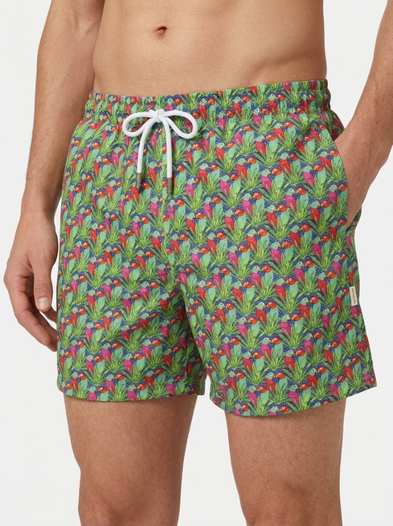 Traje de baño - Love Birds Rojo-Verde Caballero - Love Splash