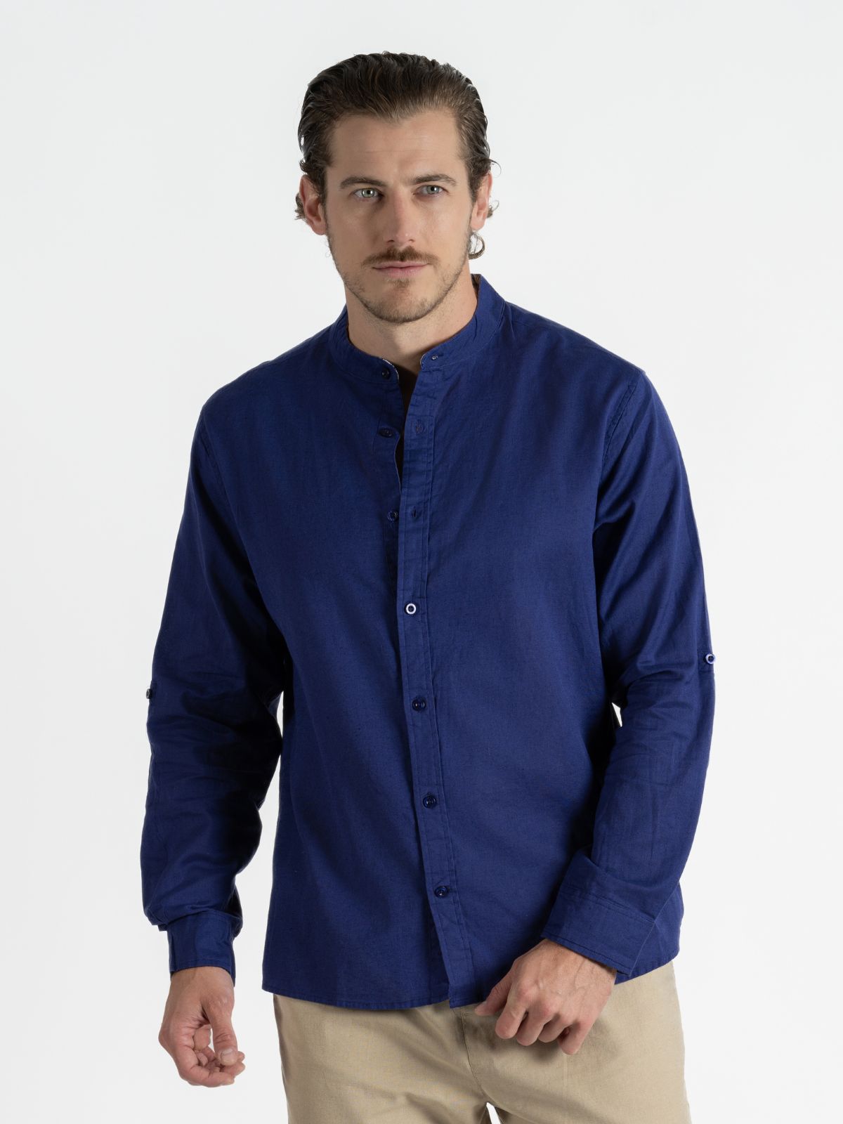 Camisa Cuello Mao Camisa NiÃ±o Marcas Camisa Para Hombre Adulto