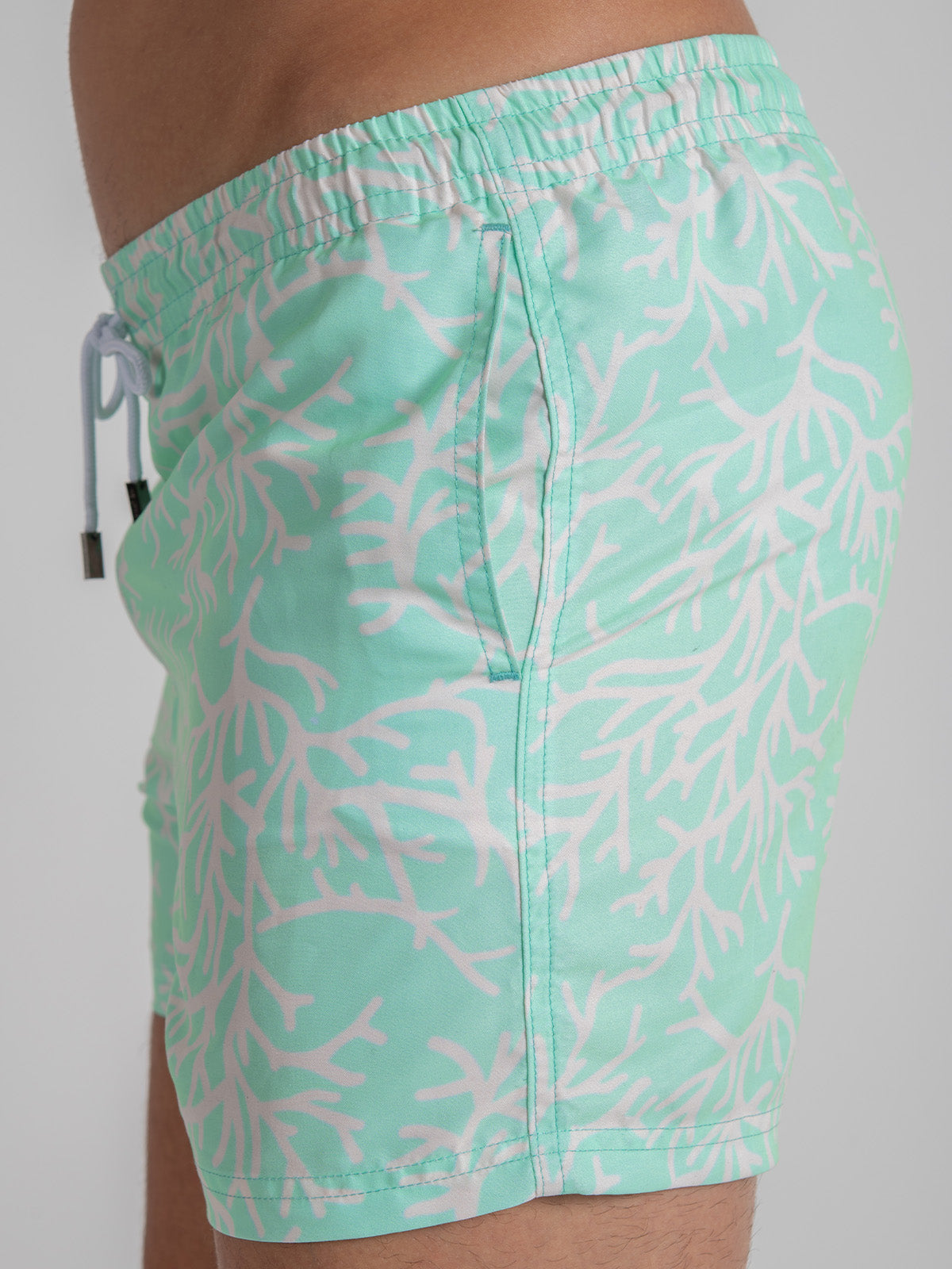 Traje de Baño para Hombre Secado Rápido Bolsillos - Bañador Coral Green - New Collection S – XXXL