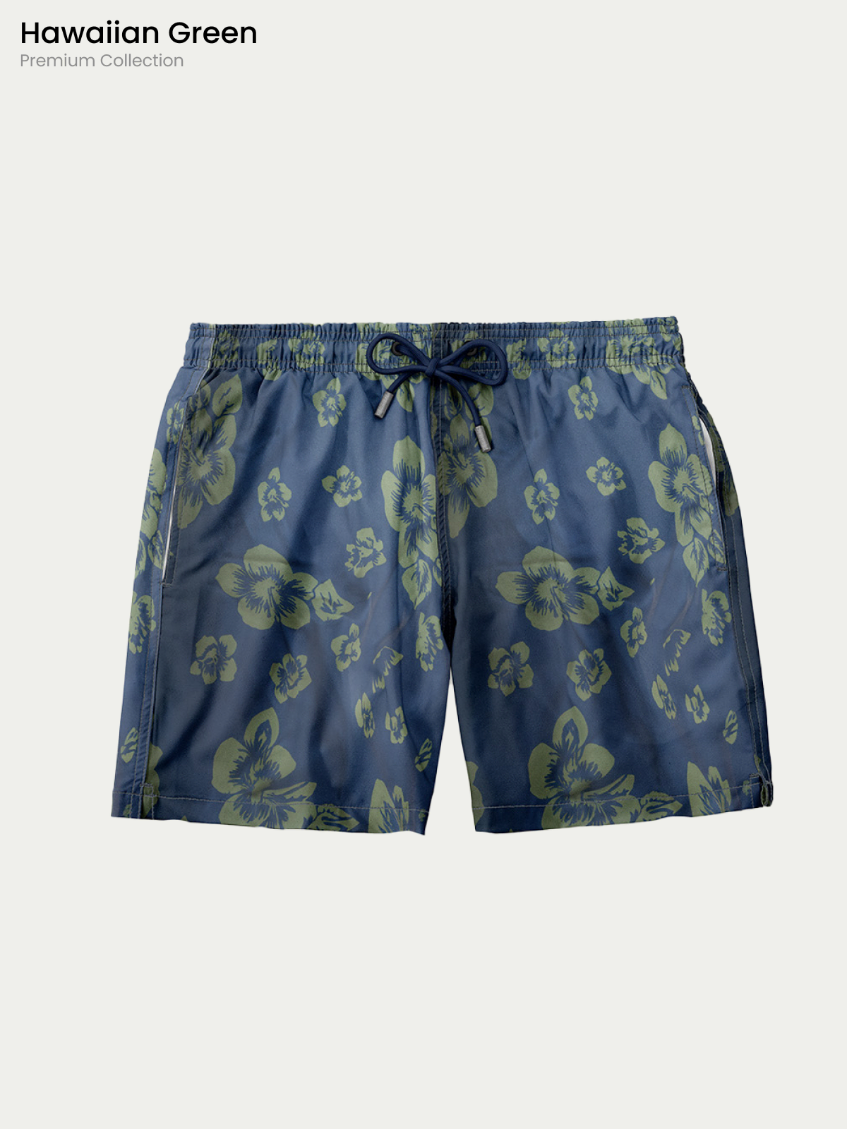 Traje de Baño para Hombre Secado Rápido - Premium Hawaiian Green - Premium Collection S – XXL