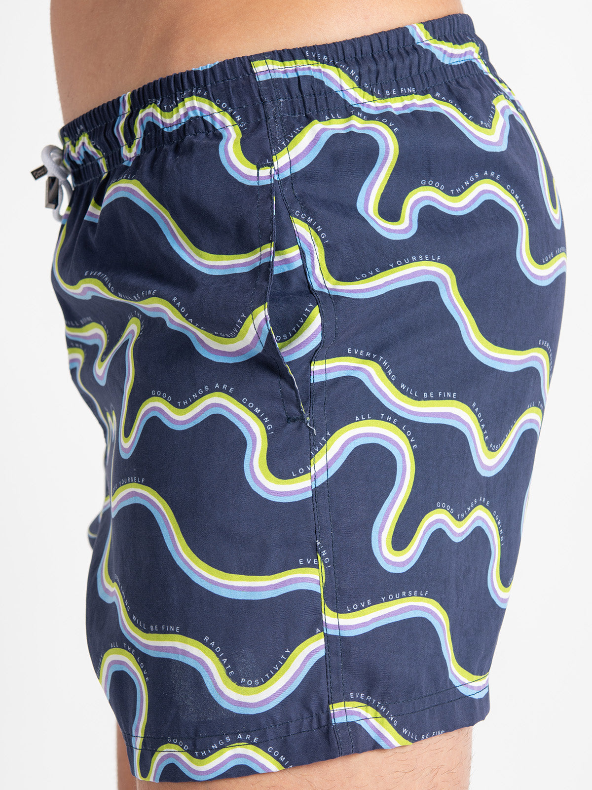 Traje de Baño Hombre - Bañador Waves Blue - Essential Collection S – XXL