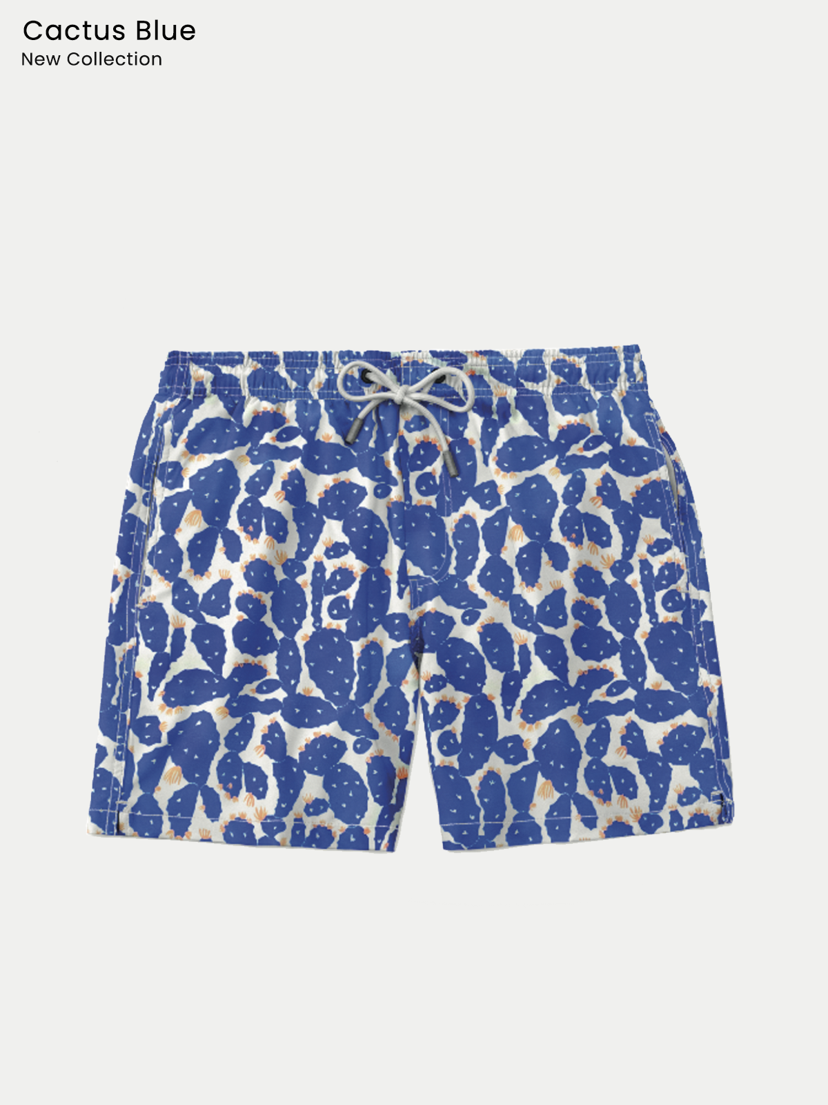 Traje de Baño para Hombre Secado Rápido - Bañador Cactus Blue - New Collection S – XXXL