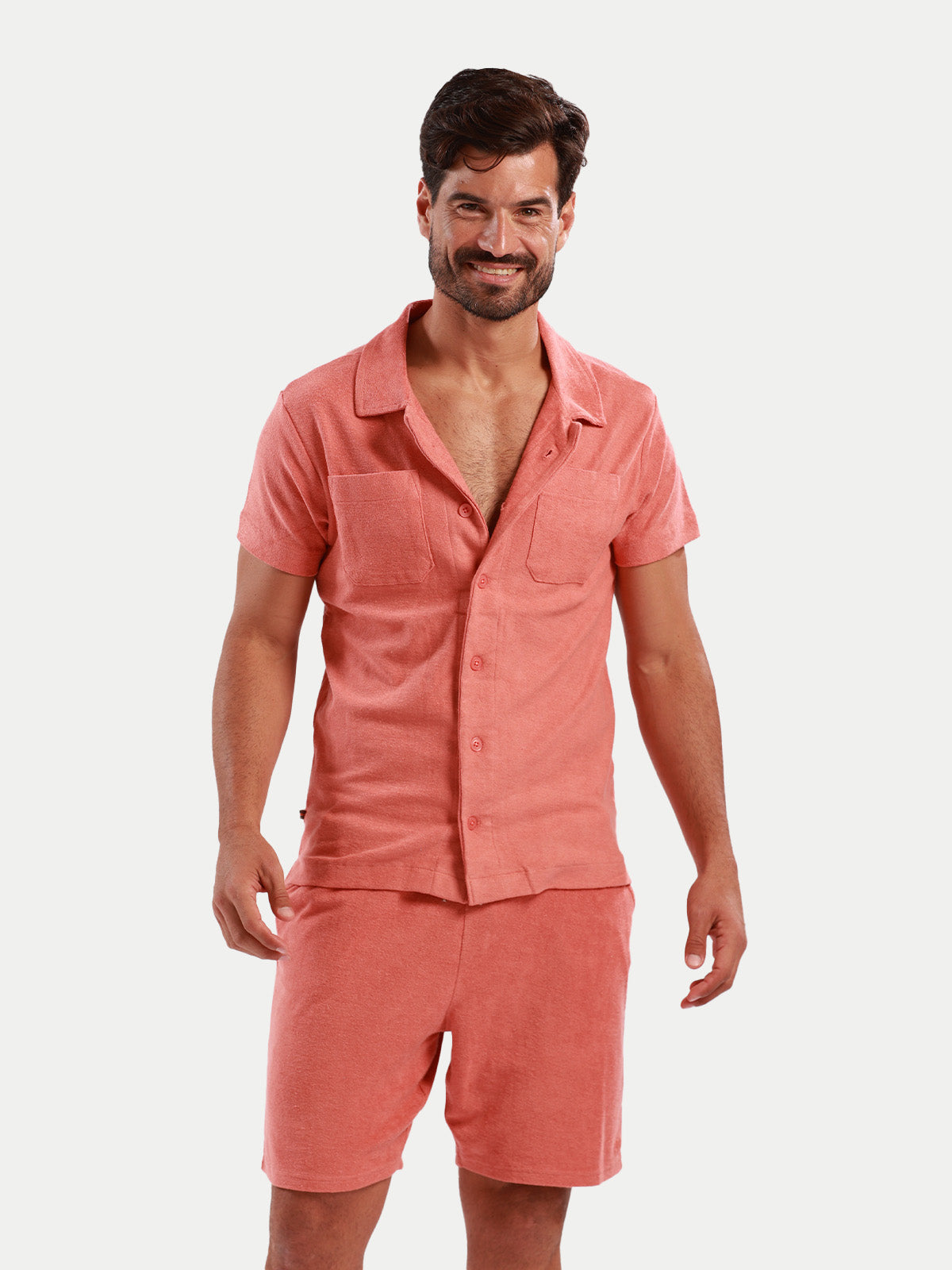 Towel Tshirt - Camisa de Toalla Coral Para Hombre