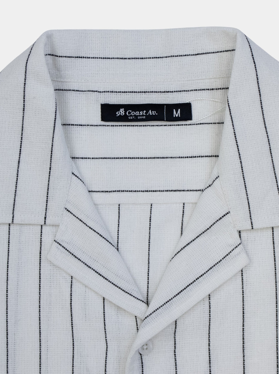 Camisa Hombre - Cuban Shirt Blanca - Wild Coast - 98 Coast Av. México