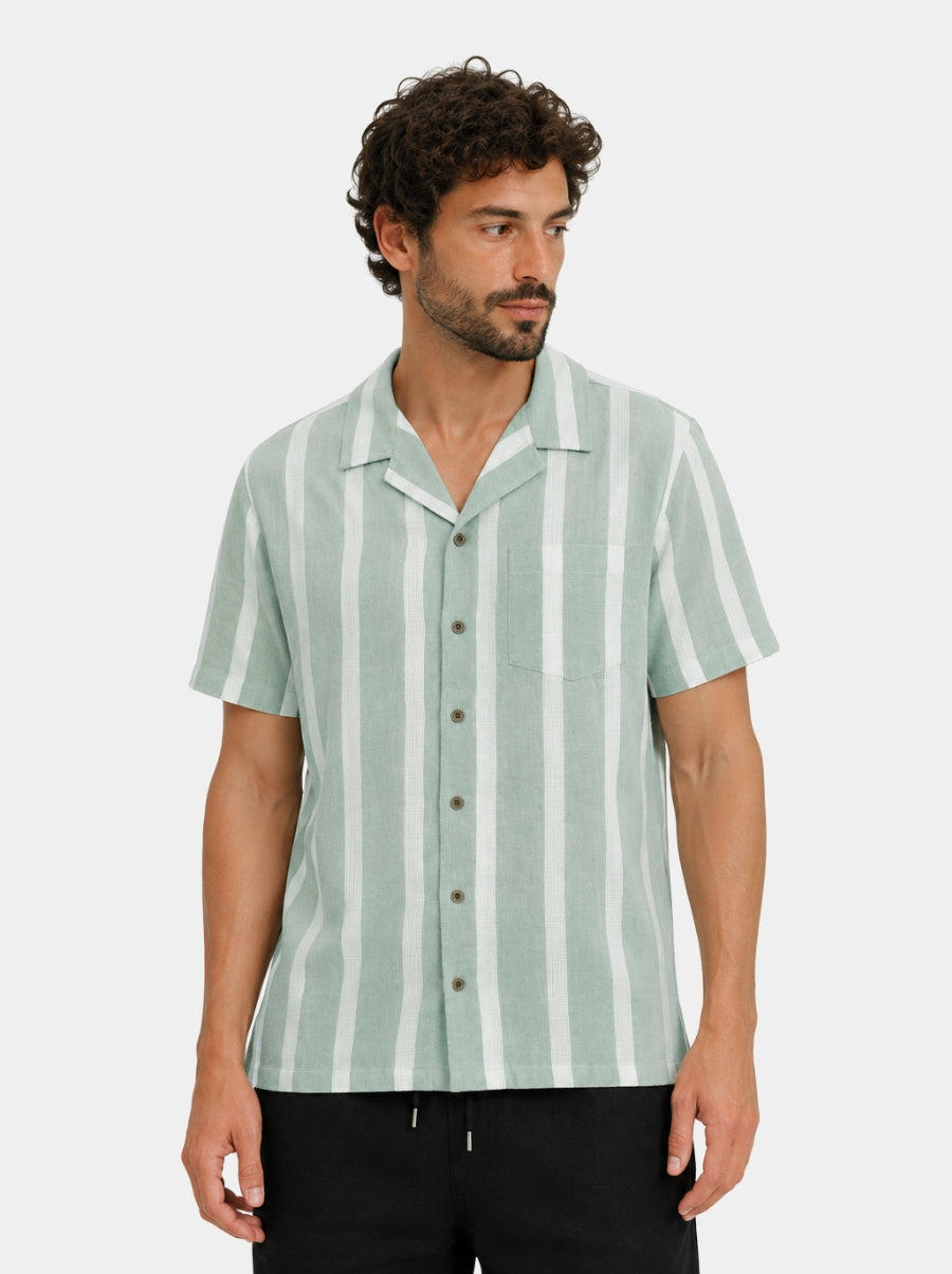 Camisa Hombre - Habana Shirt Verde - Wild Coast - 98 Coast Av. México