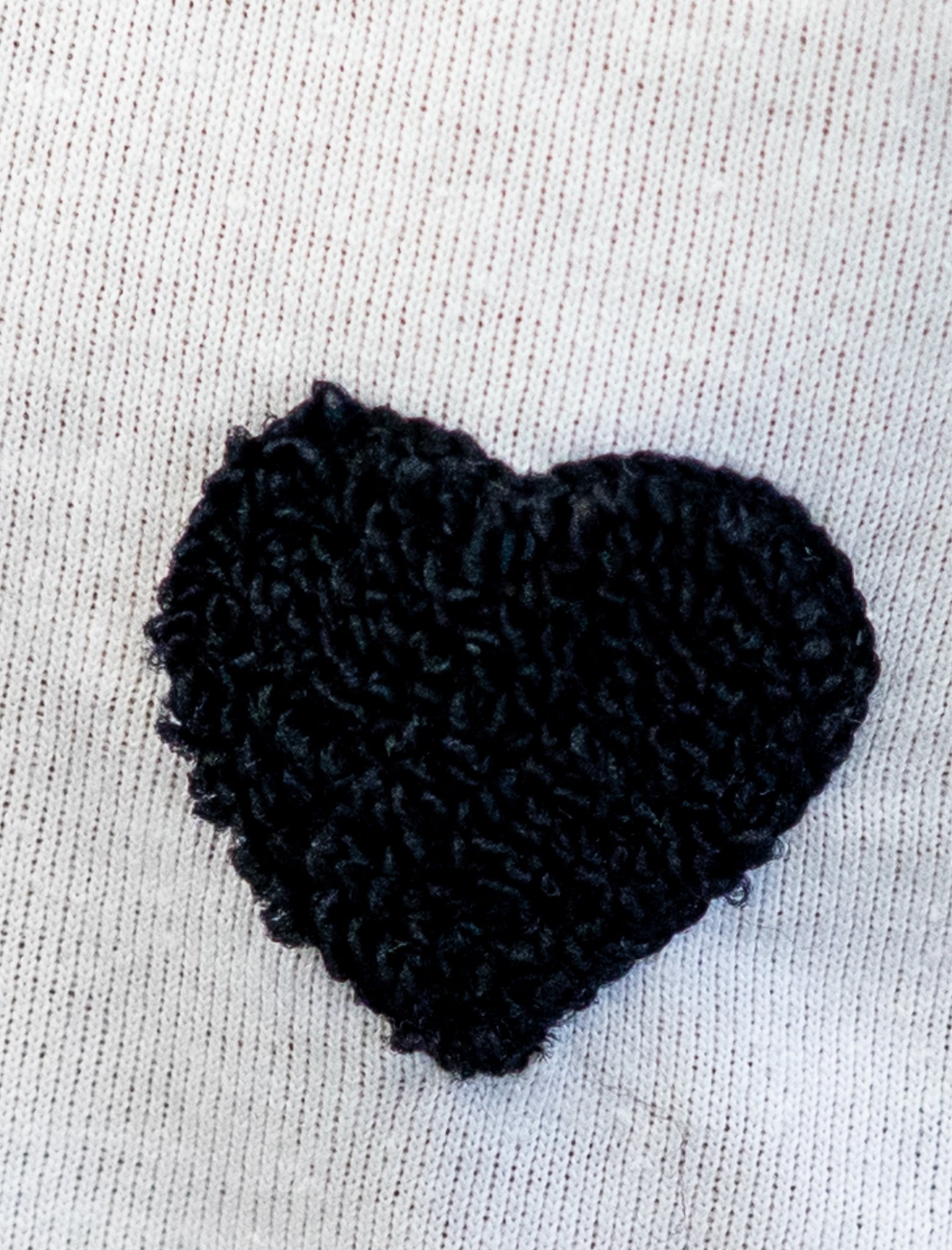 Detalle Diamond Finish Heart color blanco