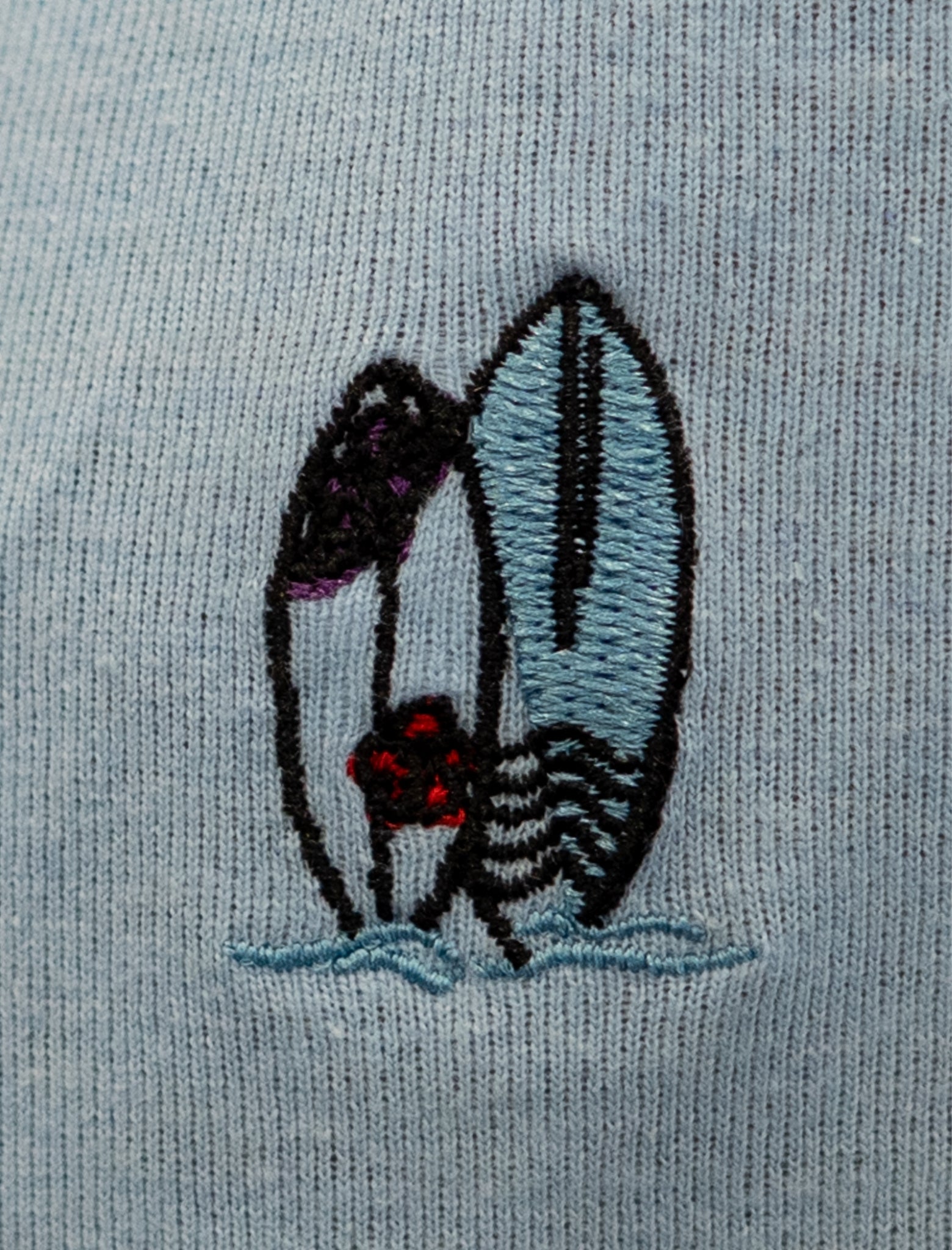 Detalle Diamond Finish Surf color azul