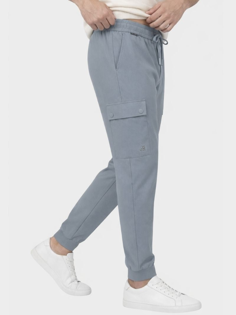 Pantalón Cargo - Jogger Cargo Gris Perla - Wild Coast
