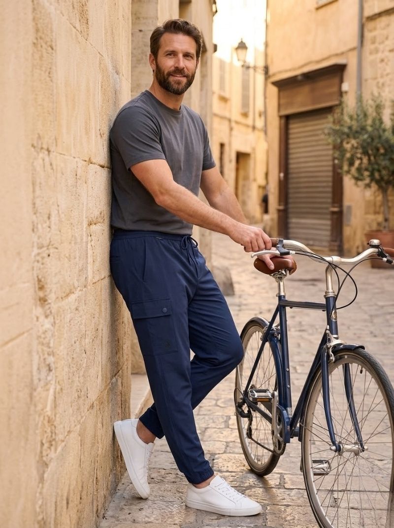 Pantalón Cargo - Jogger Cargo Azul Marino - Wild Coast