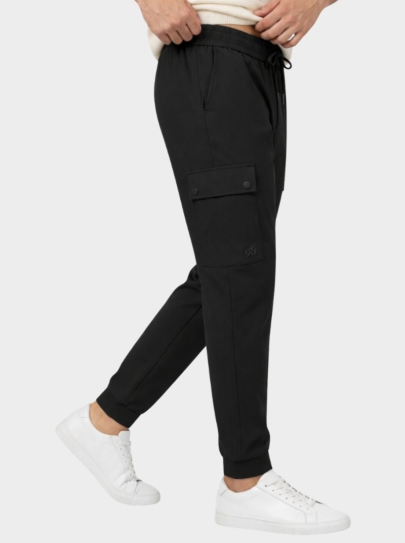 Pantalón Cargo - Jogger Cargo Negro - Wild Coast
