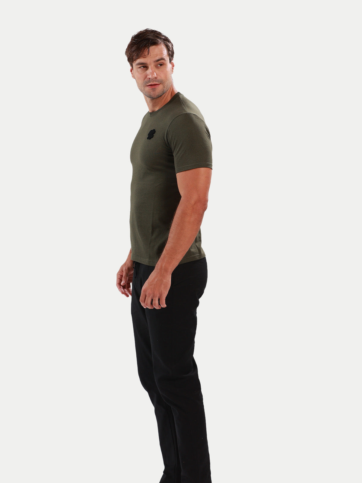Playera de algodón para hombre - Lucky Olive - Diamond Finish