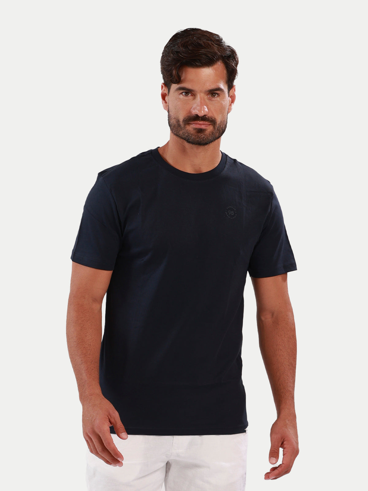 Playera de manga corta caballero - Liquid Touch Azul Marino