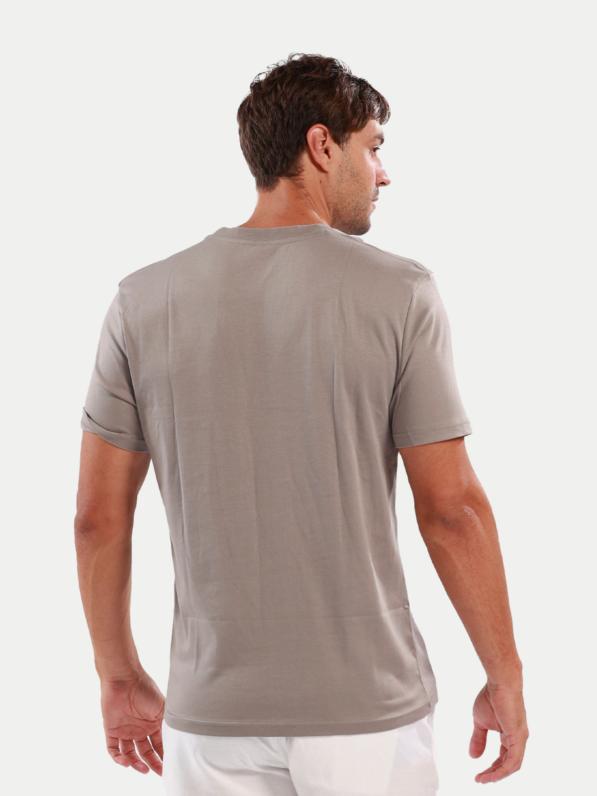 Playera de manga corta caballero - Liquid Touch Gris Jaspe