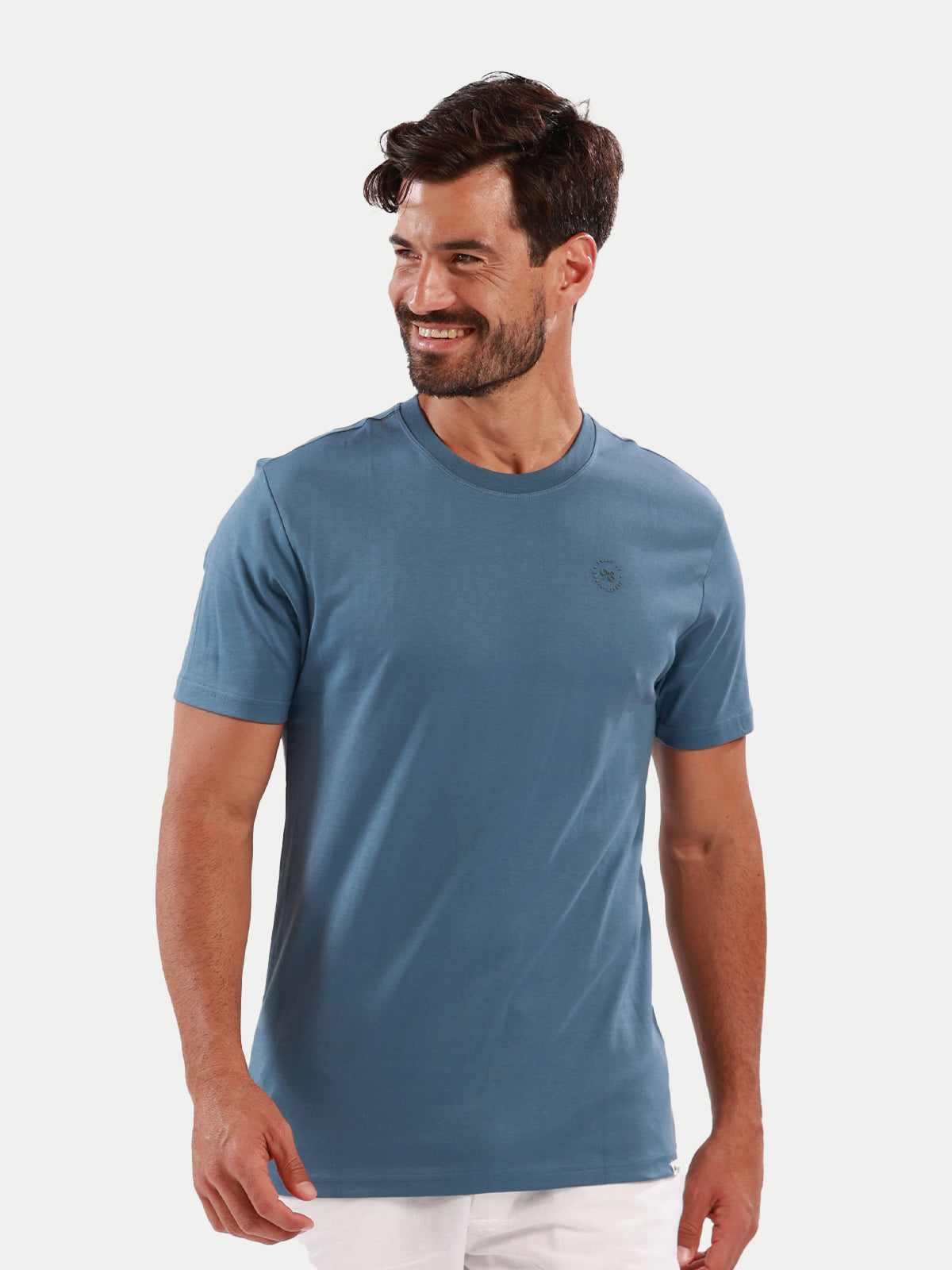Playera de manga corta caballero - Liquid Touch Azul