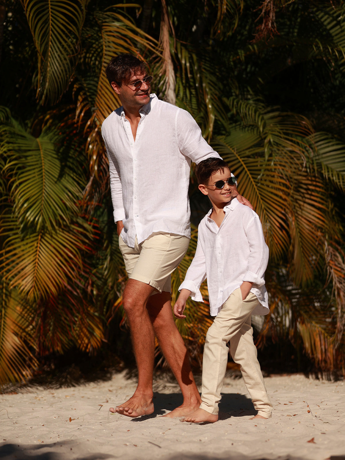 Camisa de lino - Camisa Soft Linen para hombre Color Blanco