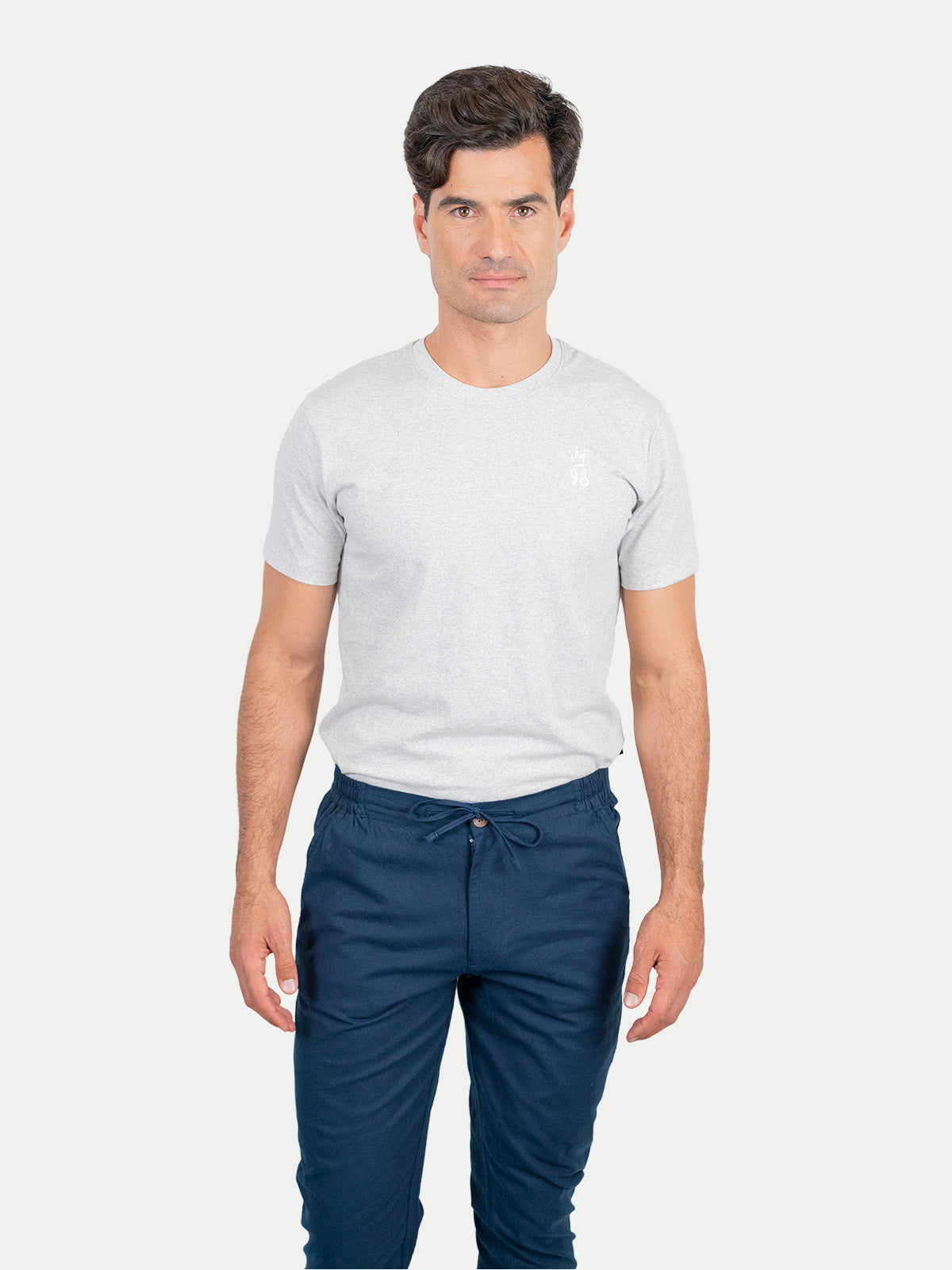Pantalón - Pantalón de Lino Azul Marino