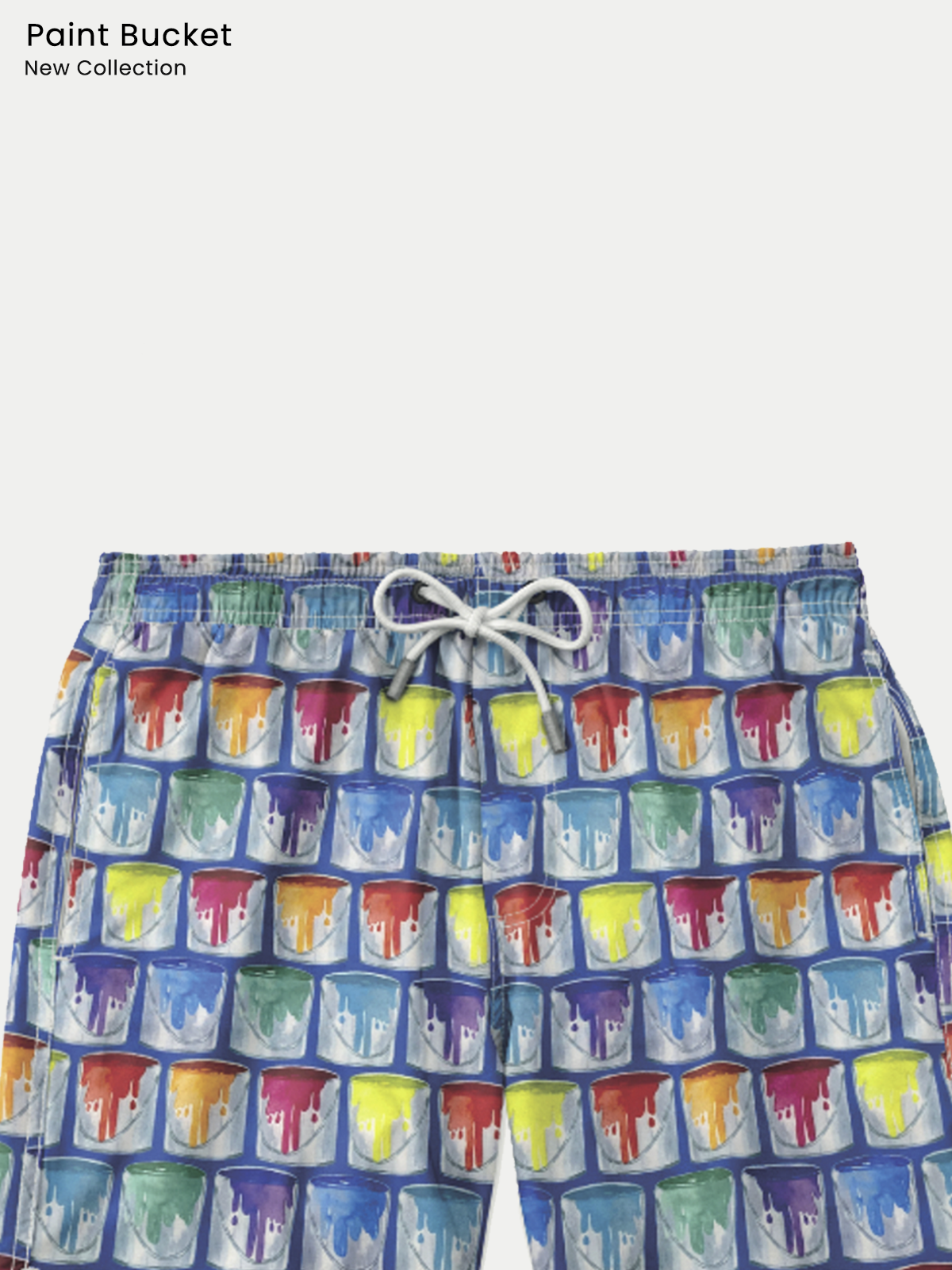 Traje de Baño para Hombre Secado Rápido - Bañador Paint Buckets - New Collection S – XXXL