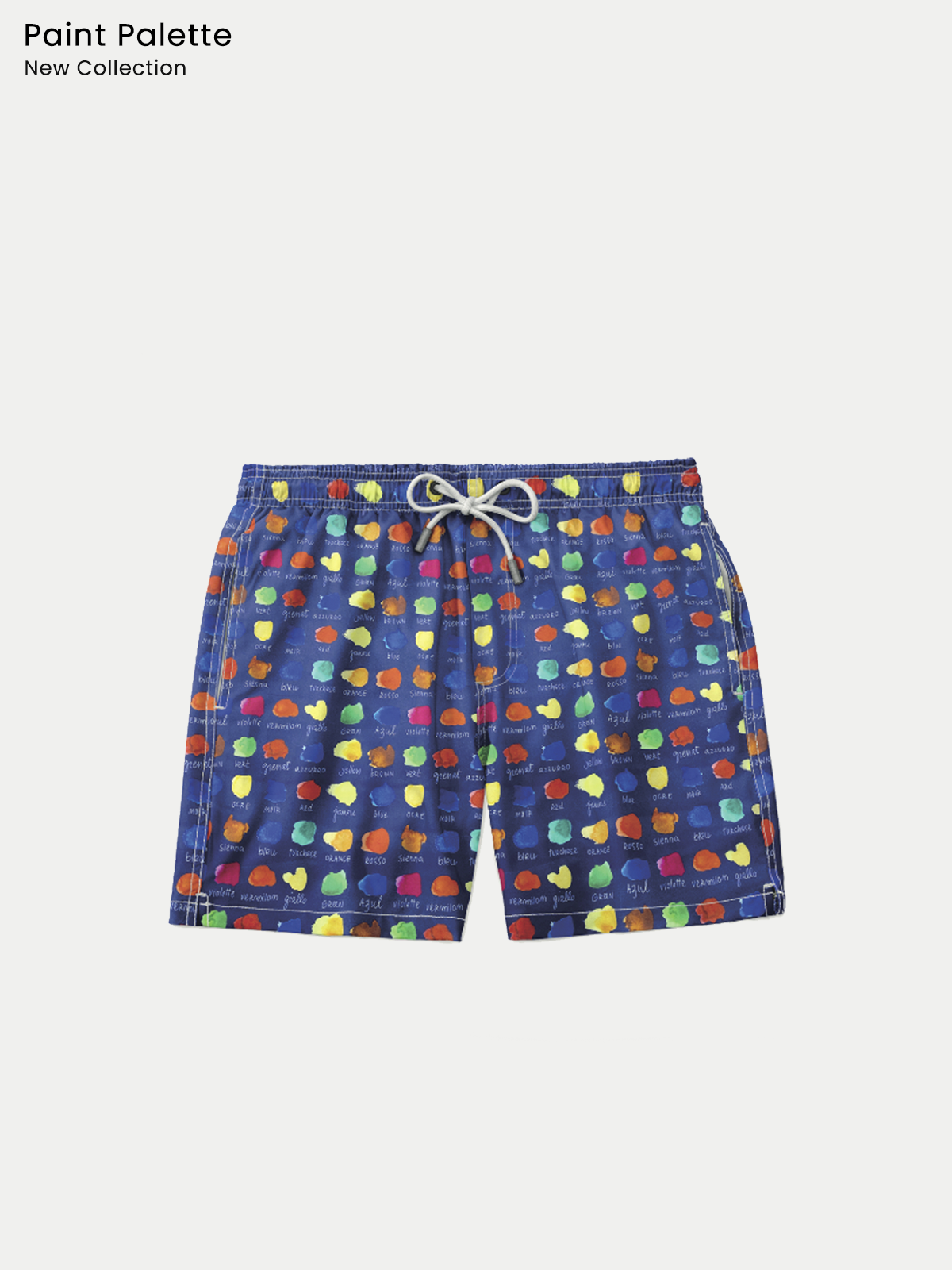 Traje de Baño para Niño Secado Rápido - Bañador Paint Palette - New Collection de 1 a 12 años