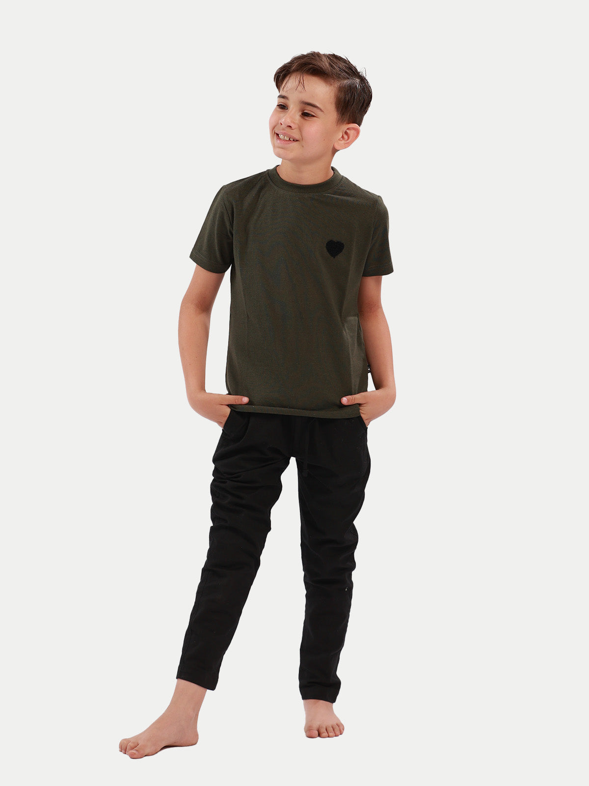 Pantalón Infantil - Pantalón de Lino Negro