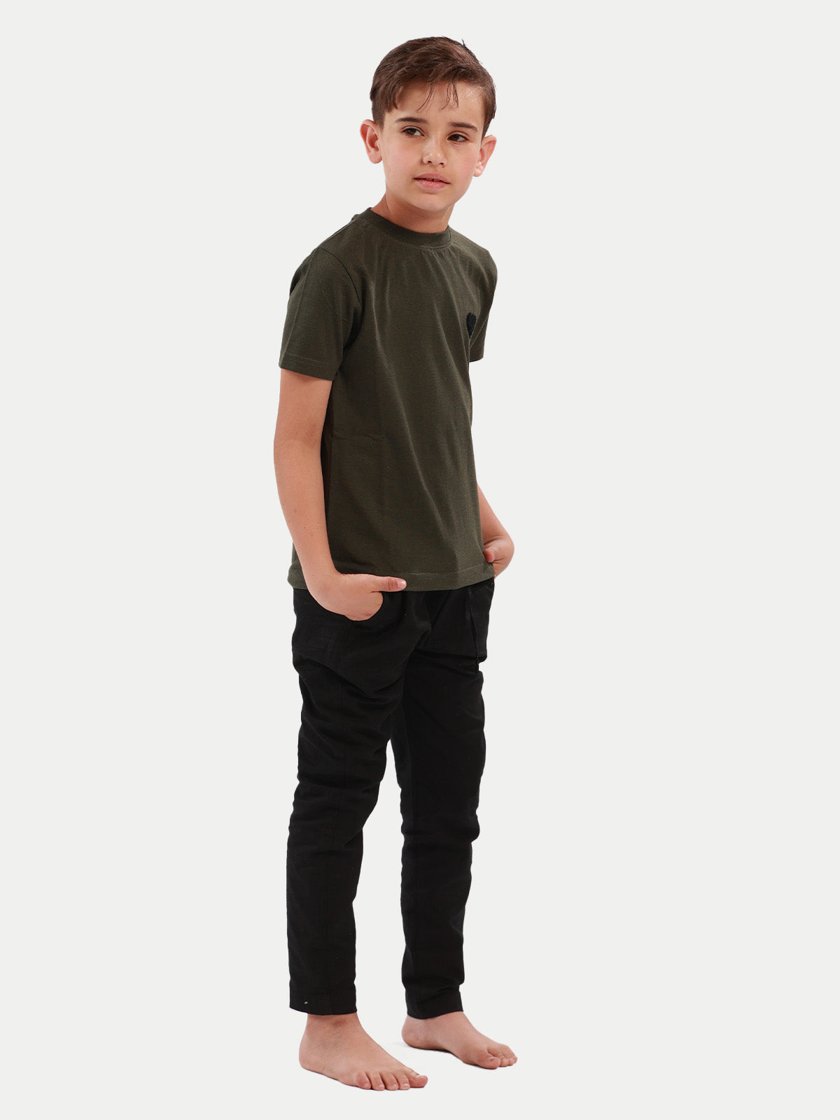 Pantalón Infantil - Pantalón de Lino Negro