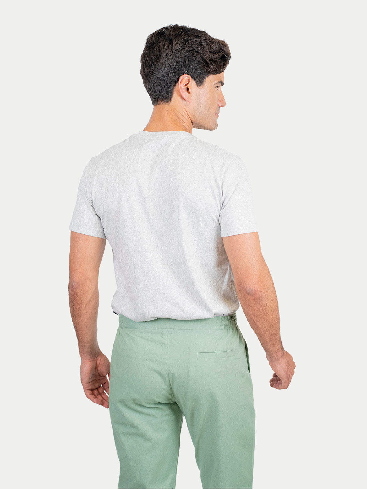 Pantalón - Pantalón de Lino Olivo