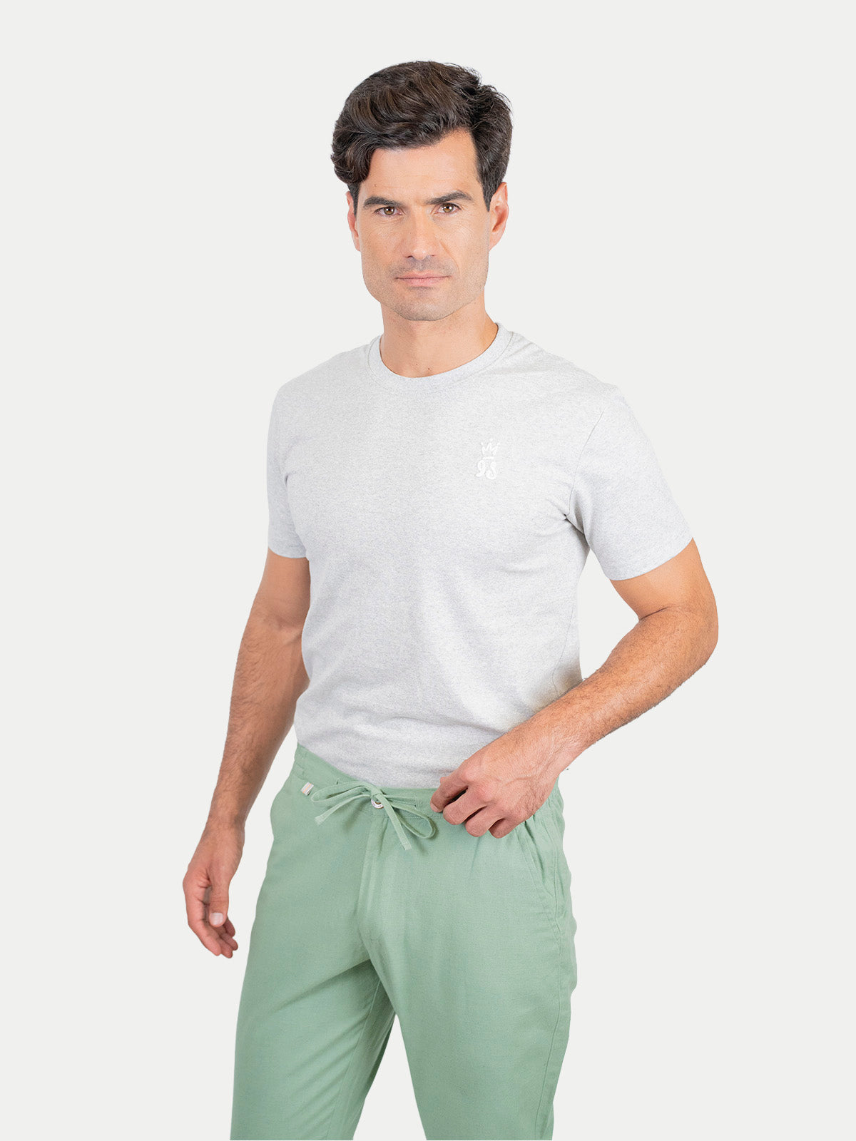Pantalón - Pantalón de Lino Olivo