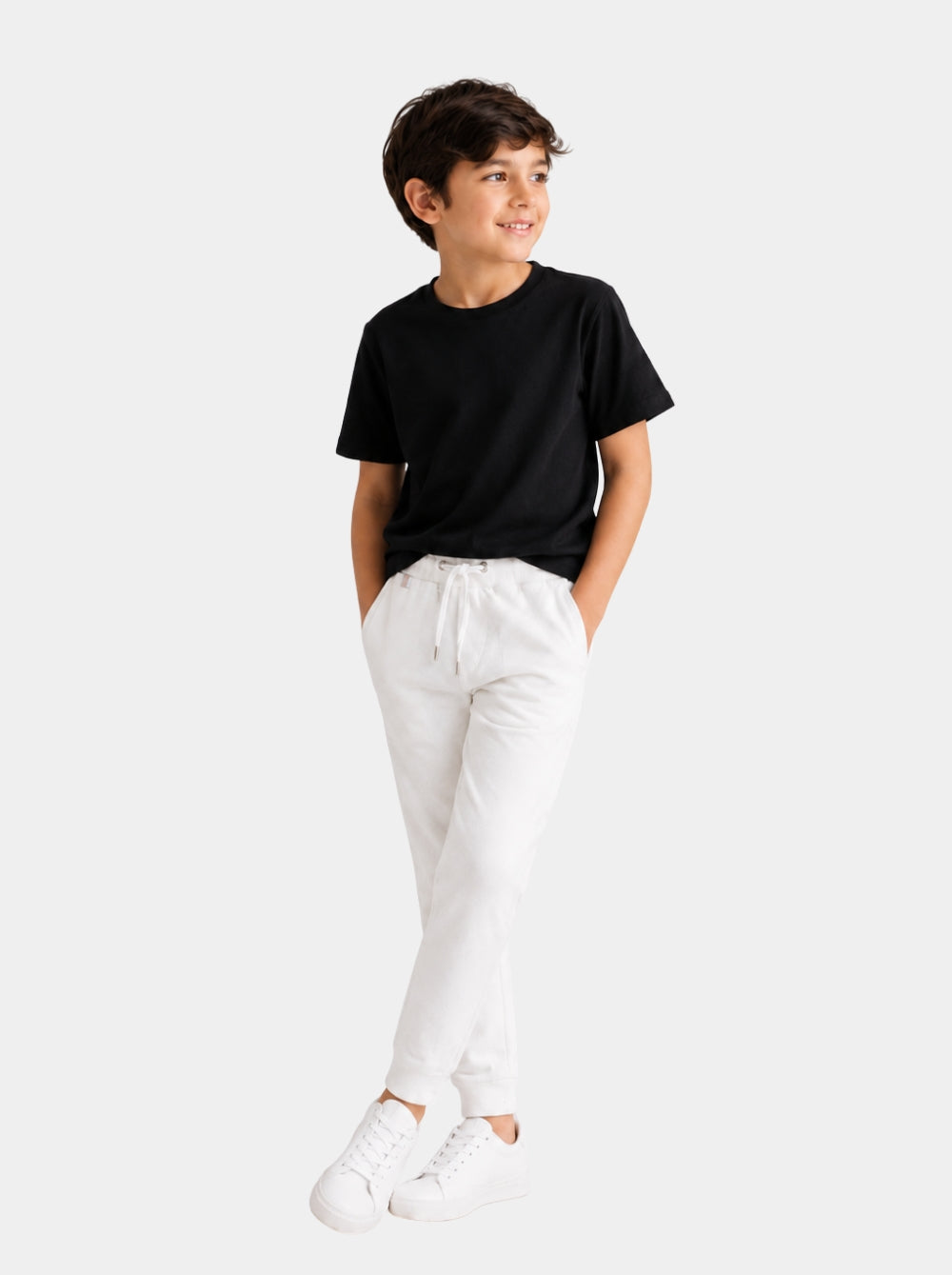 Pantalón niño - Jogger Milán Blanco - Wild Coast