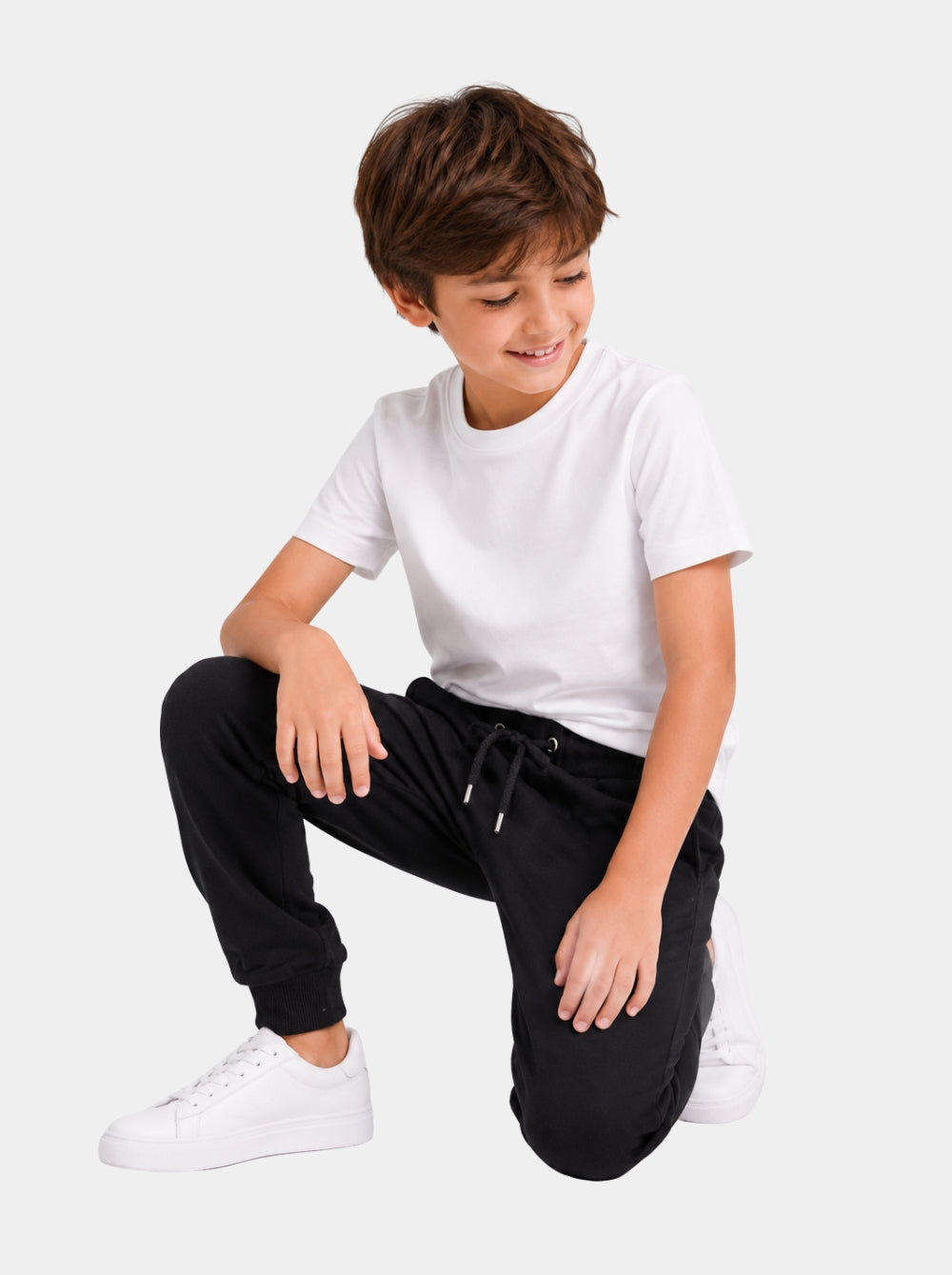 Pantalón niño - Jogger Milán Negro - Wild Coast