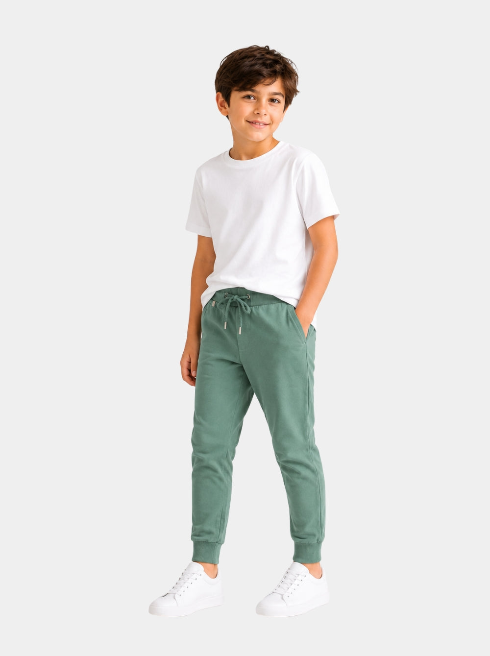 Pantalón niño - Jogger Milán Verde - Wild Coast