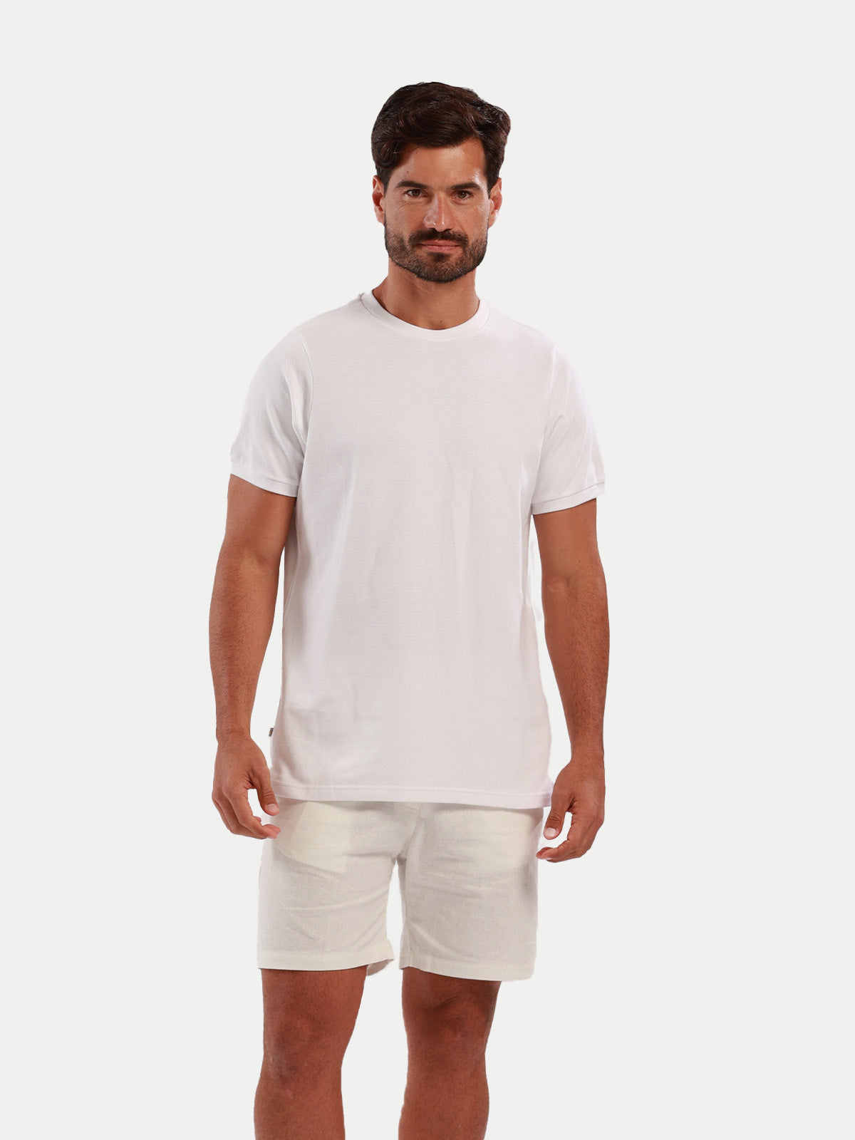 Playera para hombre - Pique T-Shirt Blanco - Pique