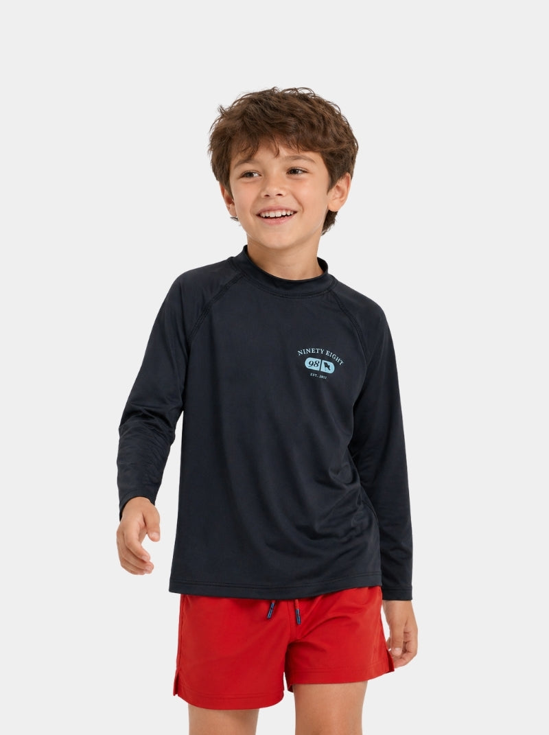 Playera UV Niño - Rashguard Flag - Wild Coast