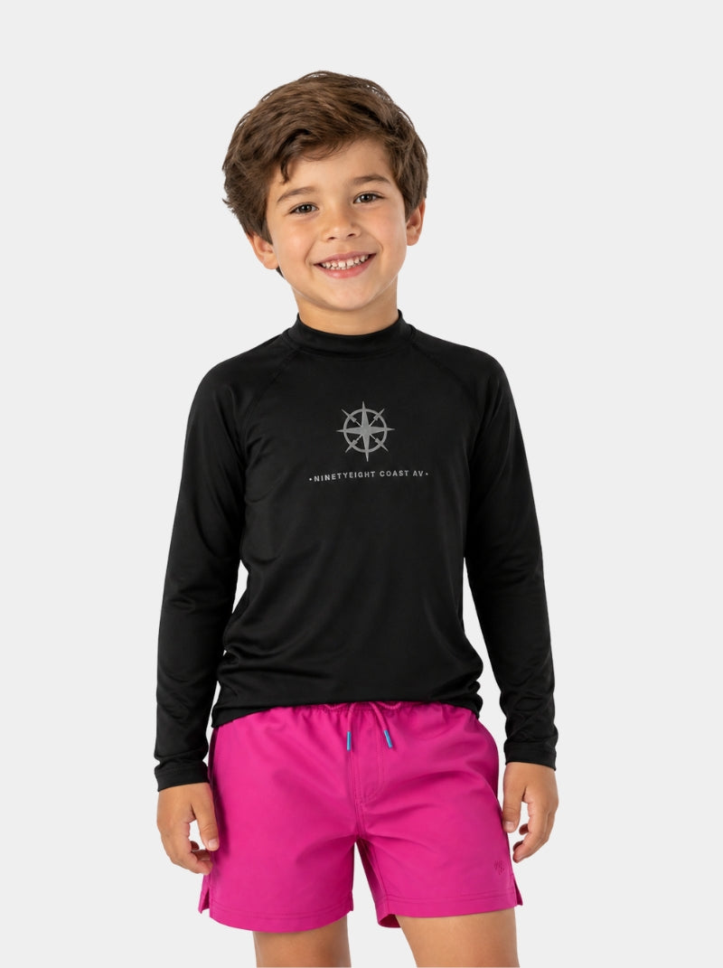 Playera UV Niño - Rashguard Compass - Wild Coast
