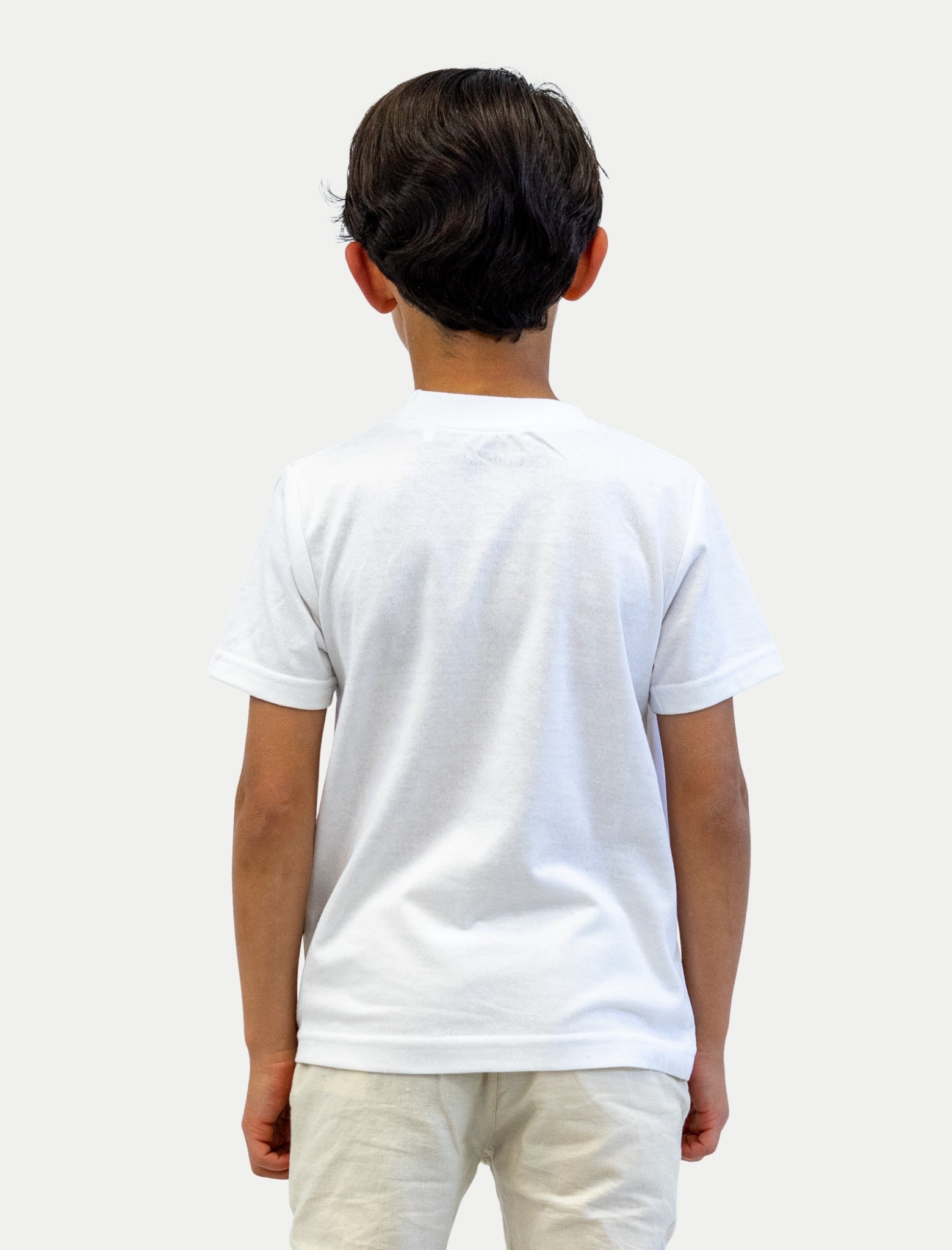 Playera de algodón para niño - Playera Dog Balloon Blanco - Diamond Finish