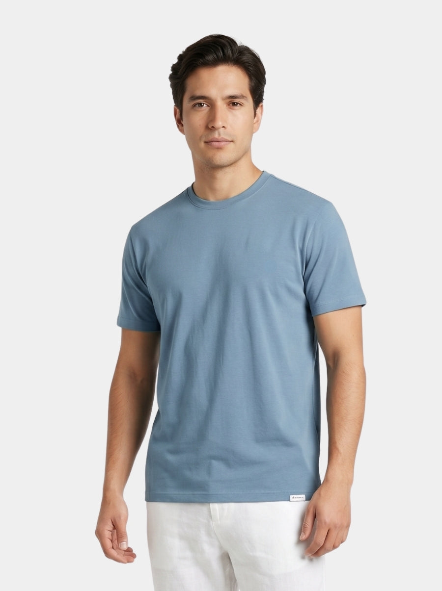 Playera de manga corta caballero - Liquid Touch Azul
