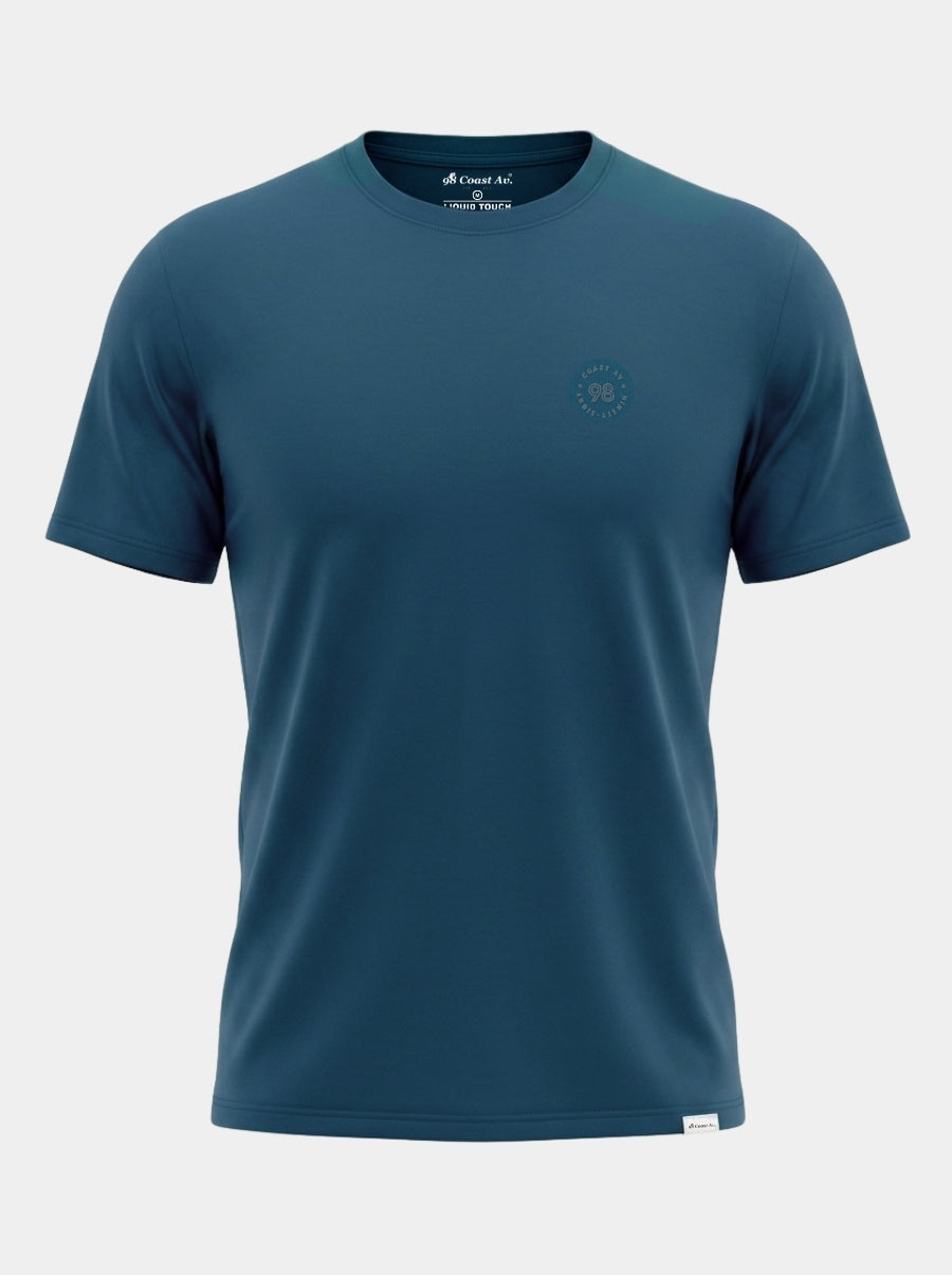 Playera de manga corta caballero - Liquid Touch Petroleo - 98 Coast Av. México
