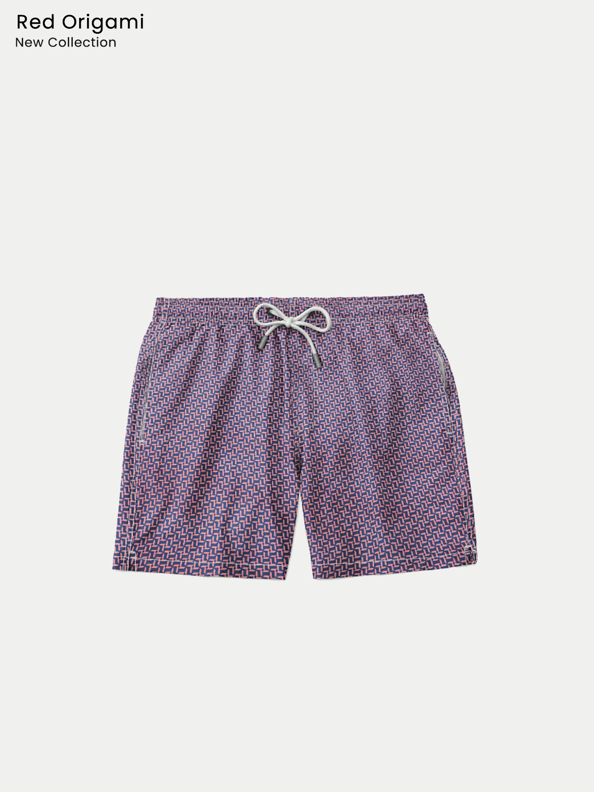 Traje de Baño para Niño Secado Rápido - Bañador Red Origami - New Collection de 1 a 12 años