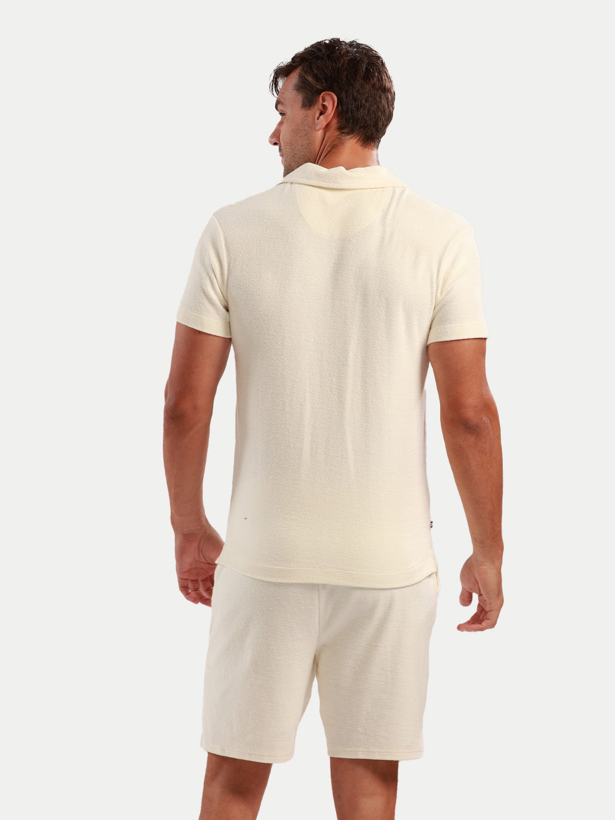 Towel Short - Short de Toalla Blanca Para Hombre
