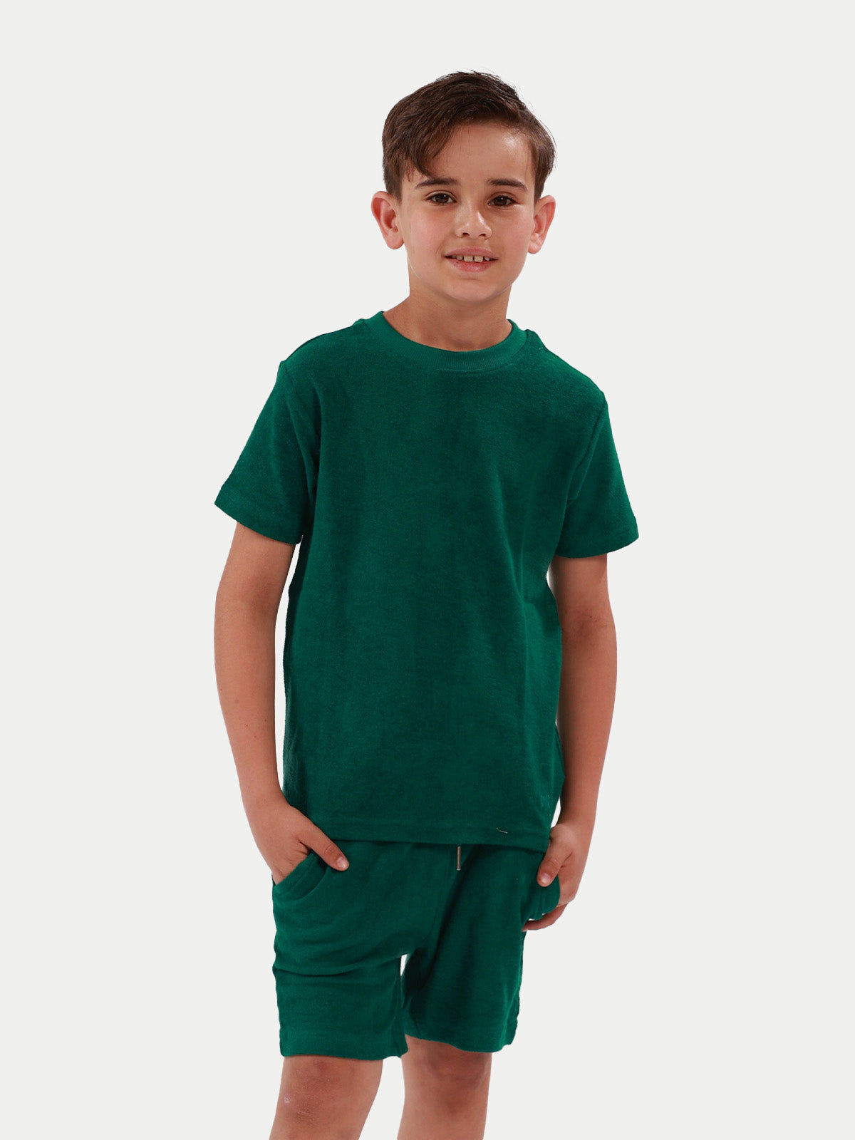 Towel Short Short de Toalla Jade Para Niño