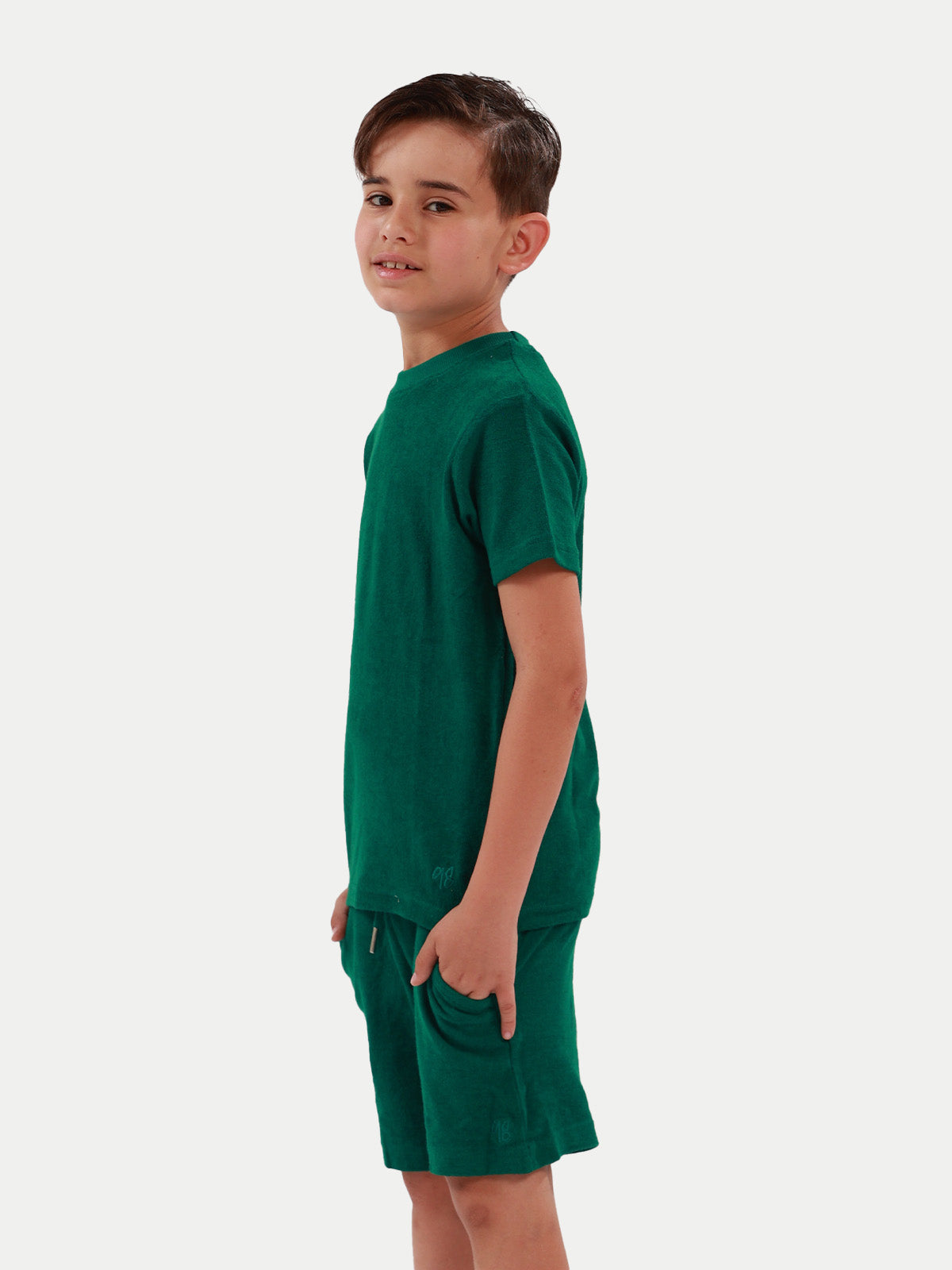 Towel Short - Short de Toalla Jade Para Niño