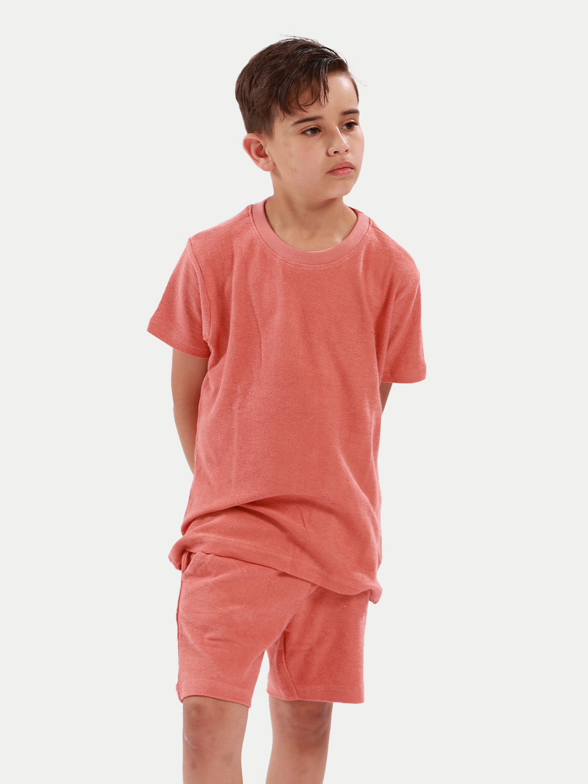 Towel Short - Short de Toalla Coral Para Niño