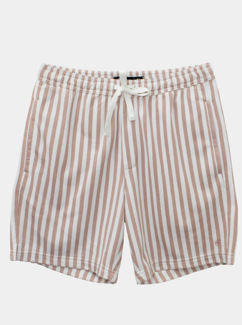 Set - Conjunto Jacquard Rayado Beige - Summer Essentials - 98 Coast Av. México