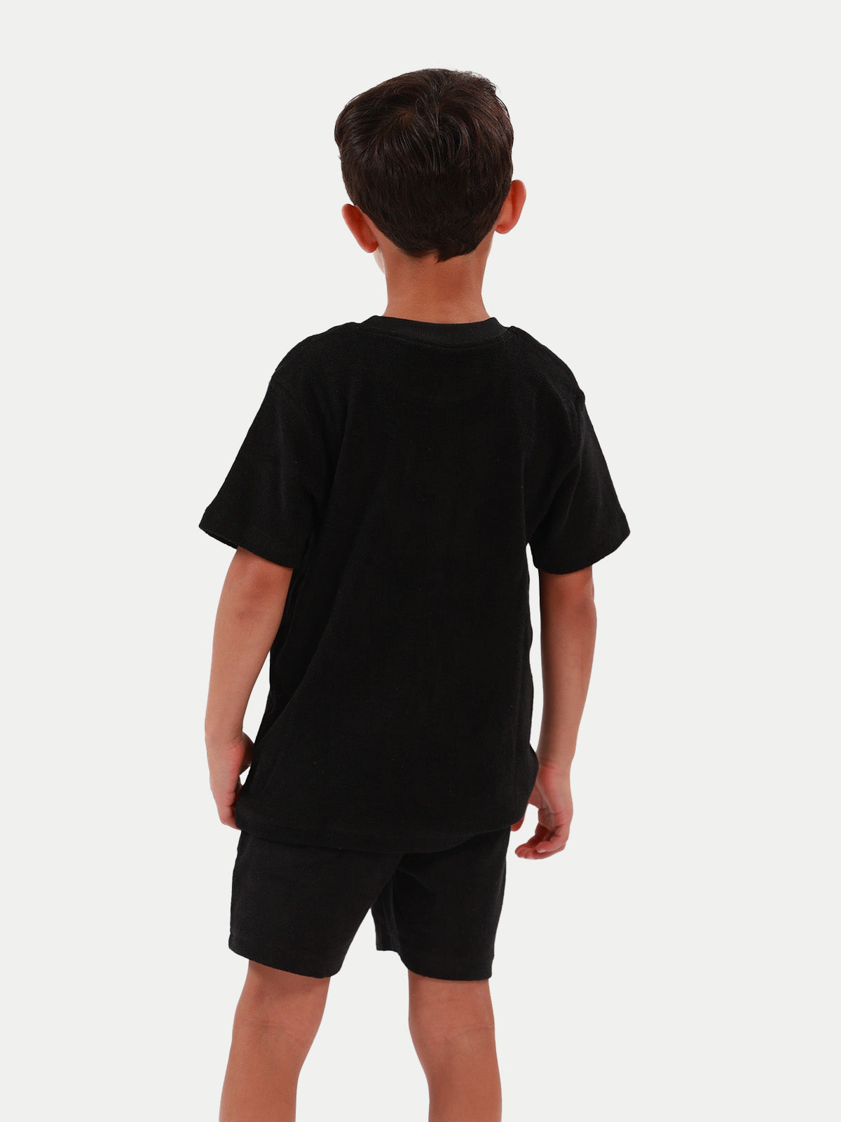 Towel Short - Short de Toalla Negro Para Niño