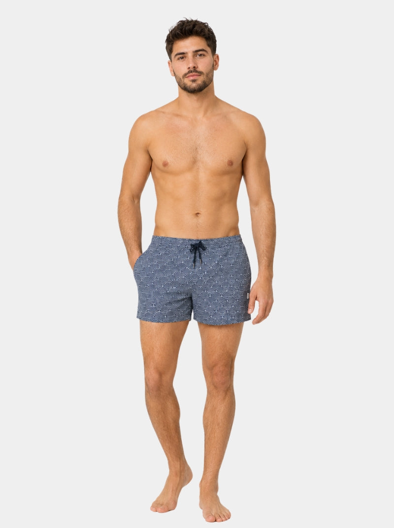 Traje de Baño Hombre - Premium Punto Blanco - Fácil Secado