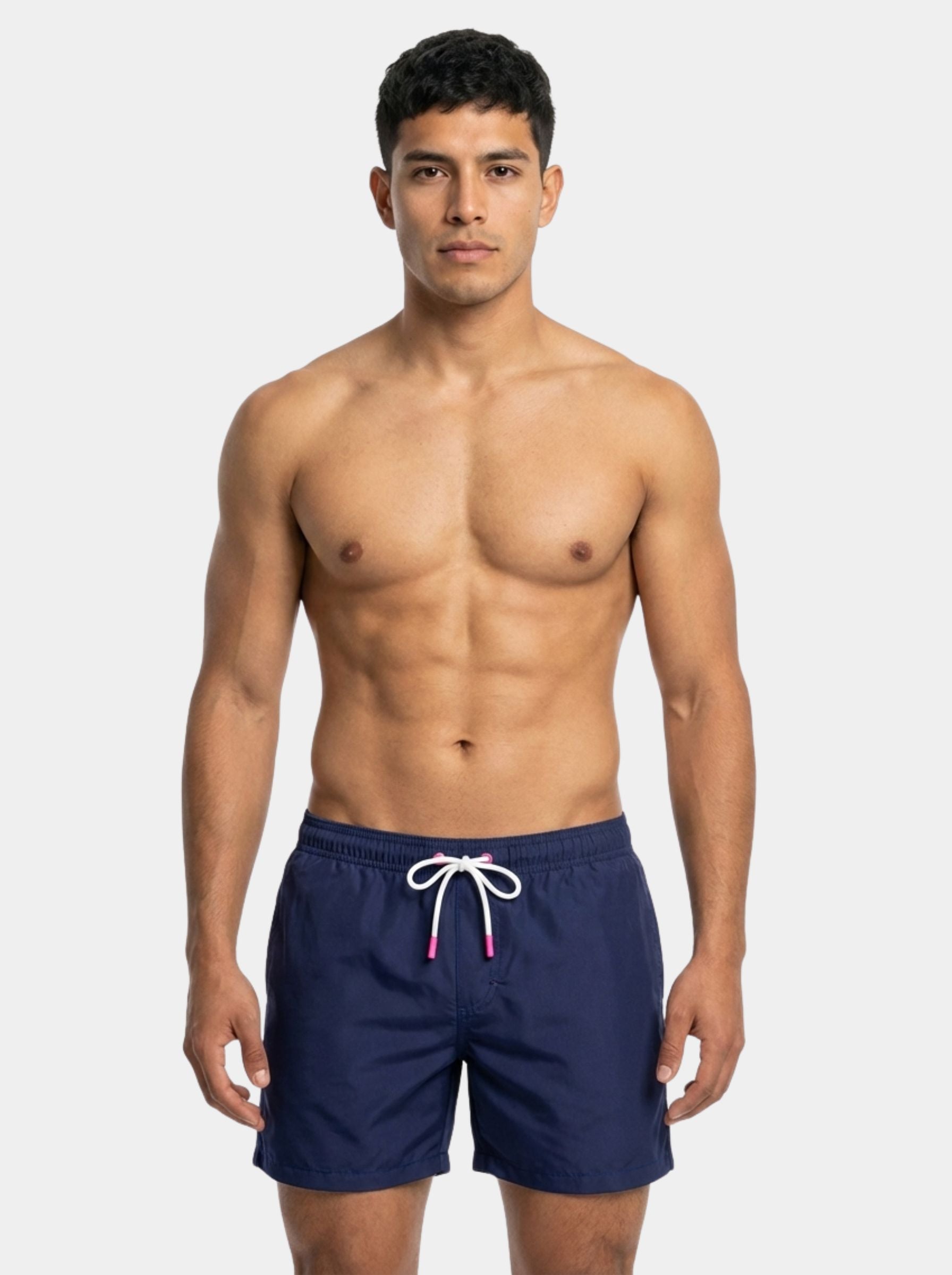 Traje de Baño Para Hombre Secado Rápido Bolsillos - Basic Marino - Basic Collection