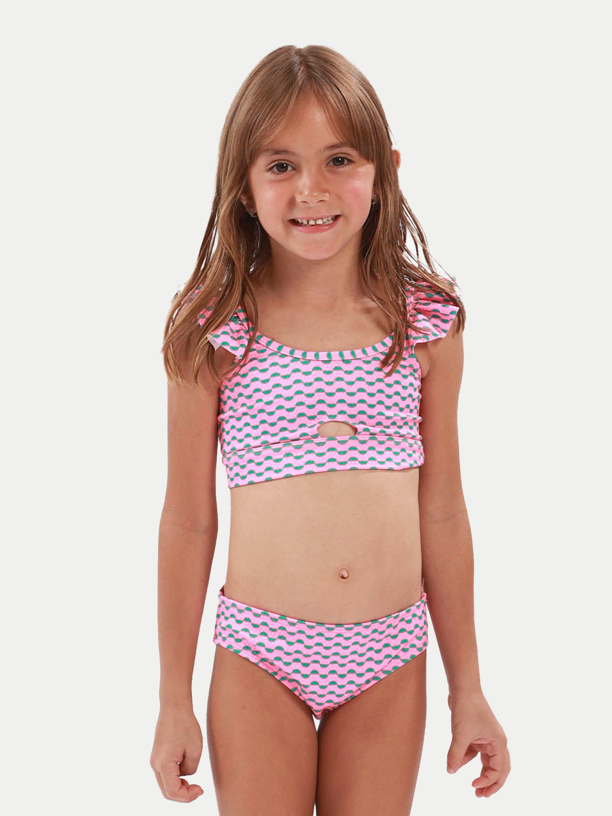 Traje de baño niña - Jade Bloom Bikini - Family Match Collection 2 a 12 años
